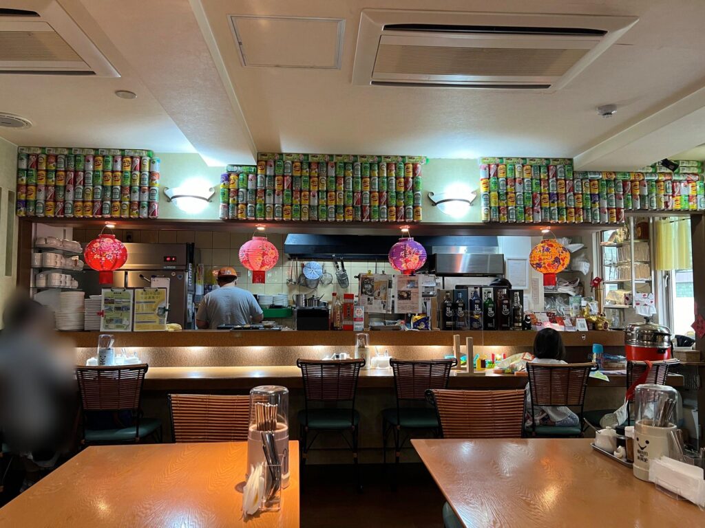 神戸三宮の台湾料理店バードウヤウBaDouYauの店内