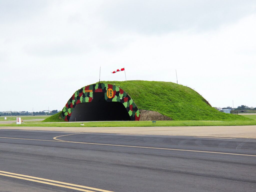 台湾空軍の掩体壕