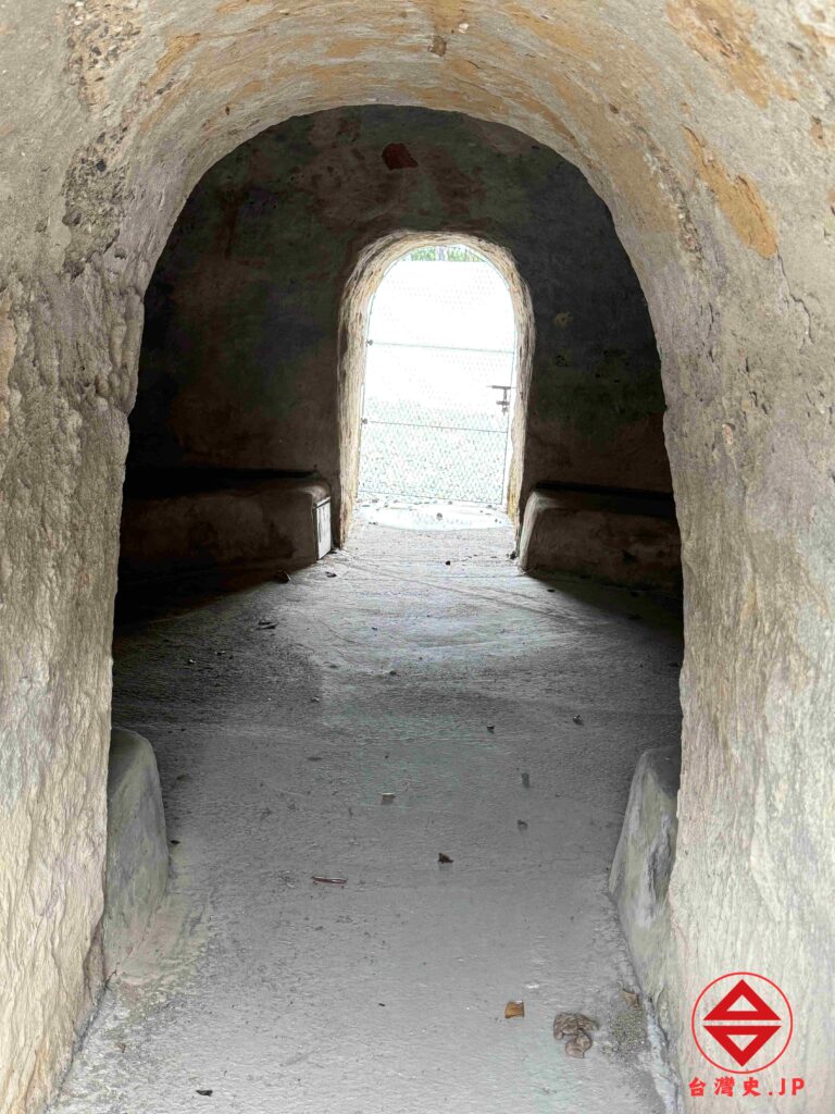 高雄左営の西門遺址公園にある、大日本帝國海軍震洋隊基地の防空壕